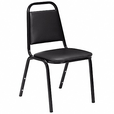 NATIONAL PUBLIC SEATING 9110B Stacking Chair Steel Black/Black