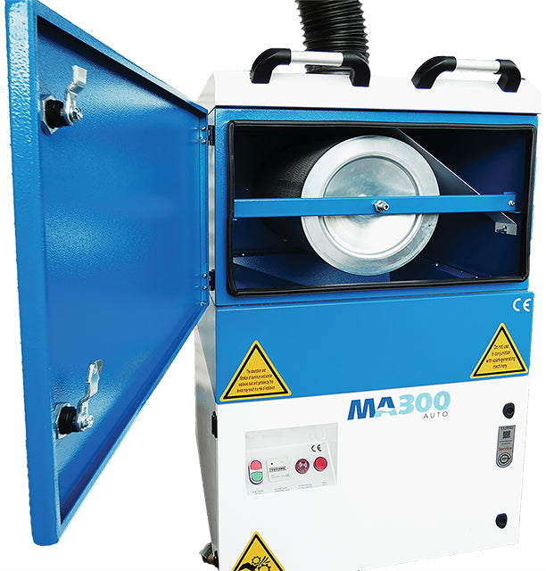 Weldclass 91300AMA1 Fume Extractor Mobile ALLCLEAR MA300 AUTO 1ph/230V Single 3m Arm Auto-Clean - view 2