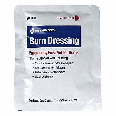 FIRST AID ONLY 91319 Burn Dressing White 4 L 4 W