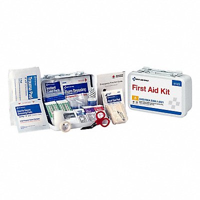 FIRST AID ONLY 91323 First Aid Kit + Housing 76pcs 8x5 WHT