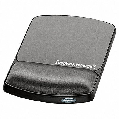 FELLOWES 9175101 Mousepad w/Wrist Support Graphite