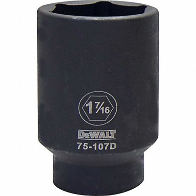 DEWALT DWMT75107OSP Drive Impact Socket 6 PT 1/2in 1-7/16in