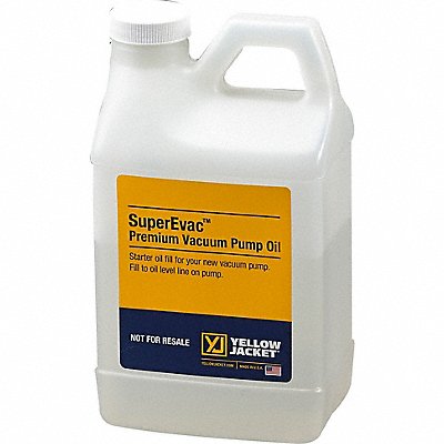YELLOW JACKET 93092 Vacuum Pump Oil Clear 1 qt PK12