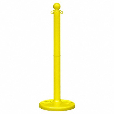 GRAINGER 93702 Stanchion Post Dia 2-1/2 Yellow