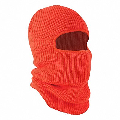 ERGODYNE 6829 Balaclava Orange 2 Layer Rib Knit