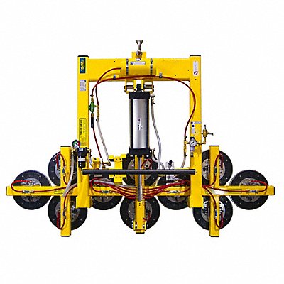 WOOD S POWR-GRIP PT1010TAIR Vacuum Lifter 10 in Pad dia 1500 lb Cap.