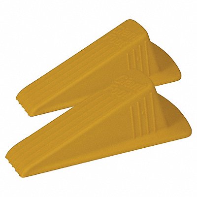 MASTER GD005 Door Stop Wedge XL Yellow 6-3/4 L PK2