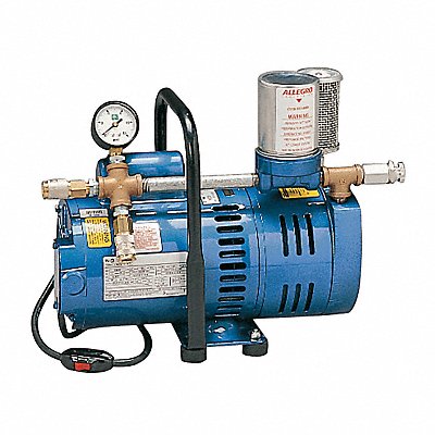 ALLEGRO 9821OBAC Ambient Air Pump Blue 13 3/4 hp