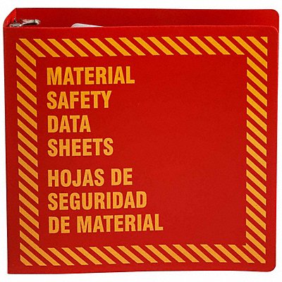 BRADY BR758R Binder Bilingual 11-5/8 in H