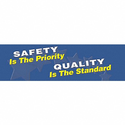 ACCUFORM MBR866 Safety Banner 28in x 96in Poly Sheeting