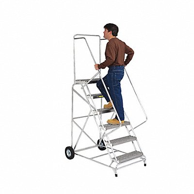 BALLYMORE ALWB7R Wheelbarrow Ladder Aluminum 70 In.H