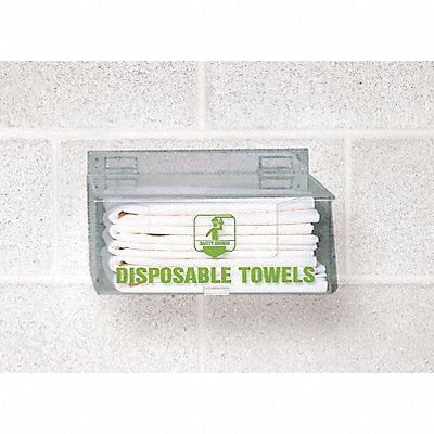GRAINGER 25340 Disposable Bath Towels White PK6