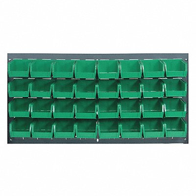 QUANTUM STORAGE SYSTEMS QLP361922032GN Louvrd Pnl 1/4inx20inx36in Load Capacity 175lb