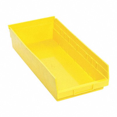 QUANTUM STORAGE SYSTEMS QSB108YL F0619 Shelf Bin Yellow Polypropylene 4 in