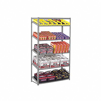 TENNSCO ZT73618S5 Boltless Shelving 18x84x36in Strtr