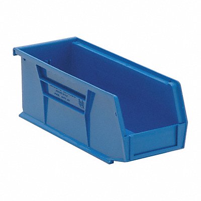 QUANTUM STORAGE SYSTEMS QUS224BL E1526 Hang and Stack Bin Blue PP 4 in