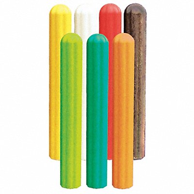 GRAINGER 173872 Bollard Cover Yellow 10 in Dia