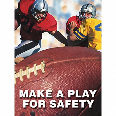 ACCUFORM SP124506L Safety Poster 22 in x 17 in Plastic