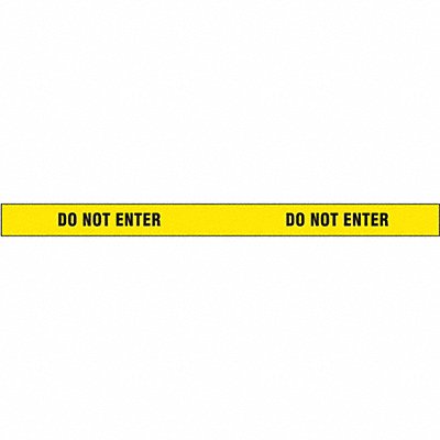 GRAINGER 2X60YD4MIL Barricade Tape Yellow/Black 180ft x 2 In