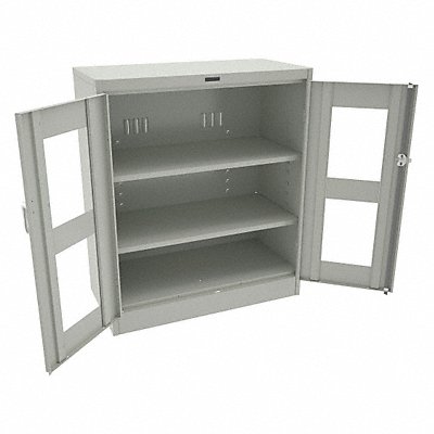 TENNSCO CVD1842LIGHTGREY Storage Cabinet 42 x36 x18 LtGry 2Shlv