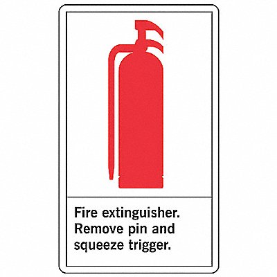 ACCUFORM LFXG500VSP Safety Label 5 in x 3 1/2 in Vinyl PK5