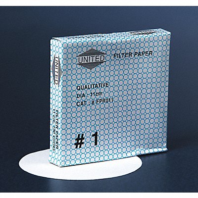 GRAINGER FPR011 Qual Filter 11 cm Dia 11 mic Min PK100