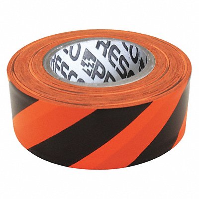 GRAINGER SOBK188 Flaging Tape Blck/Ornge 300 ft 1 3/16 in