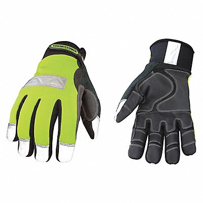 YOUNGSTOWN GLOVE CO. 08371010XL Cold Protection Gloves XL HiVis Green PR