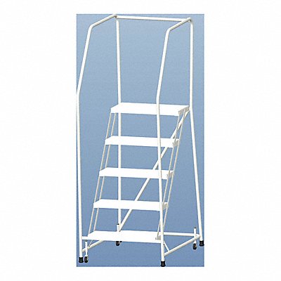BALLYMORE A5SH30RIBBD Rolling Ladder Aluminum 47-1/2 In.H