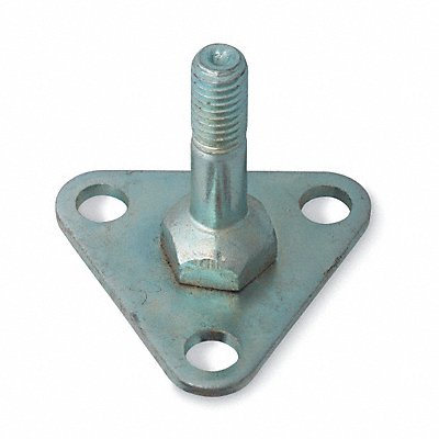 METRO 9993Z Foot Plate 1 7/8x1 7/8x2 1/8in Silver