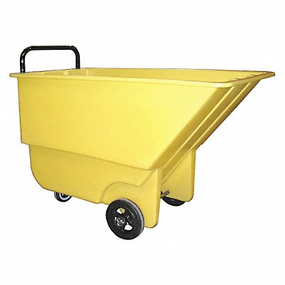 GRAINGER 13CULYELLOW Tilt Truck Lt-Duty 1/3 cu yd 275 lb Yellow