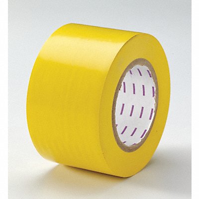 GRAINGER 9HU17 E0419 Floor Tape Yellow 3 inx180 ft Roll