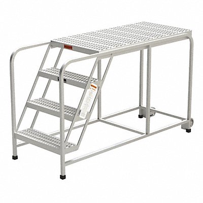 GRAINGER A018 Work Platform Mobile Aluminum 40 In H