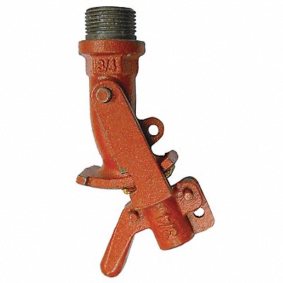 GRAINGER 63 Drum Faucet Cast Iron Gold NPT