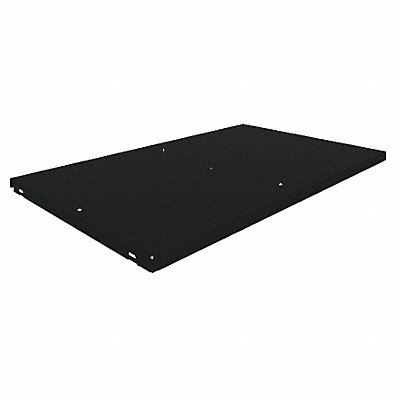 TENNSCO 307BLACK Extra Shelf Black 1pk 48in x 24in