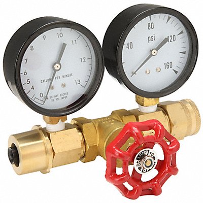 DURO MO10060 Flow Tester 0 to 160 psi 0 to 13 gpm