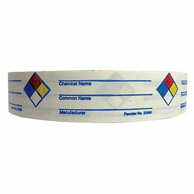 HARRIS INDUSTRIES 01LB22885 NFR Label 1 in H 3 in W PK720