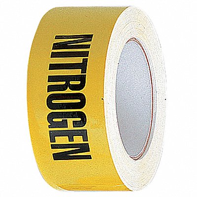 HARRIS INDUSTRIES 2X90FTNITROGEN Pipe Marker Nitrogen 2 in W