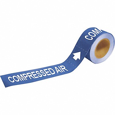 BRADY 73875 Pipe Marker Compressed Air 2in H 12in W