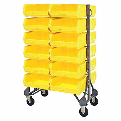 QUANTUM STORAGE SYSTEMS MQRU12D25024YL F1605 MoBinRailRk (24)7inx14 3/4inx16 1/2in
