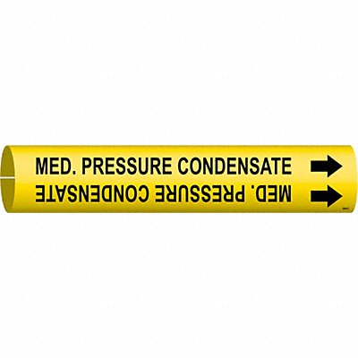 BRADY 4094D Pipe Marker Med. Pressure Condensate