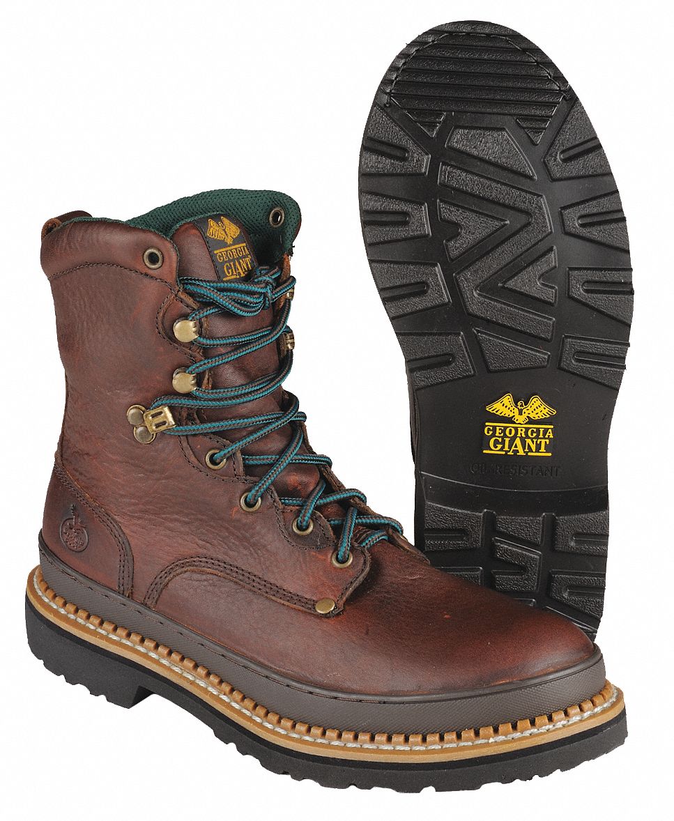 GEORGIA BOOT G8374 8-Inch Work Boot M 11 1/2 Brown PR