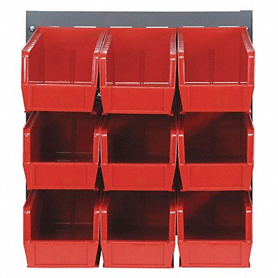 QUANTUM STORAGE SYSTEMS QLP18192309RD Louvrd Bnch Rk 1/4x20x18in Load Capacity 175lb