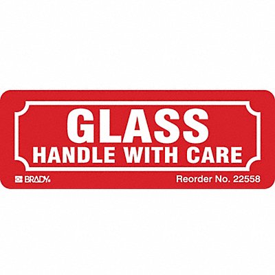 BRADY 22558LS Instructional Label Care PK500