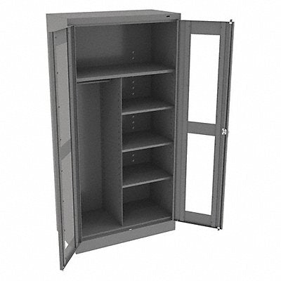 TENNSCO CVD7214MEDGREY Storage Cabinet 72 x36 x18 MdGry 5Shlv