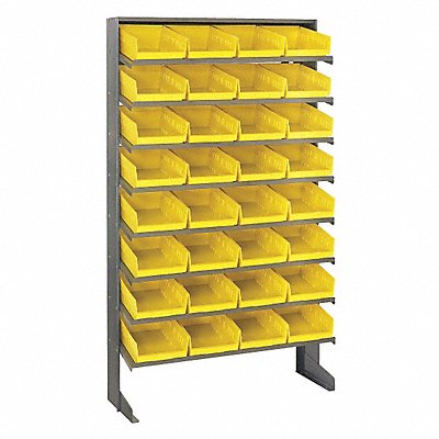 QUANTUM STORAGE SYSTEMS QPRS107YL E1547 Pick Rack 12inx60inx36in Yellow