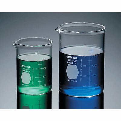 38VJ73 KIMBLE 140051000 Beaker 1 L 152 mm H 107 mm Dia PK24