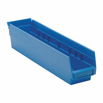 QUANTUM STORAGE SYSTEMS QSB103BL F0617 Shelf Bin Blue Polypropylene 4 in