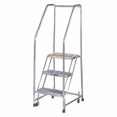 BALLYMORE A2SHG Rolling Ladder Aluminum 19 In.H