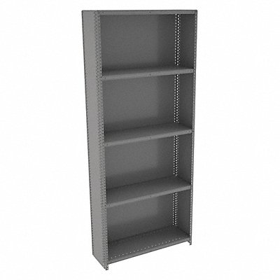 TENNSCO QCH53612S Metal Shelving Cap 1000 lb 12inx84inx36in